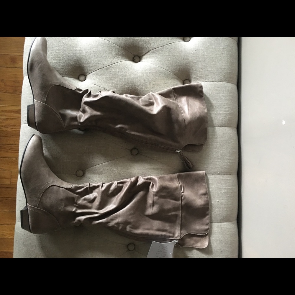 Tall Knee high boots size 9 1/2 wide calf